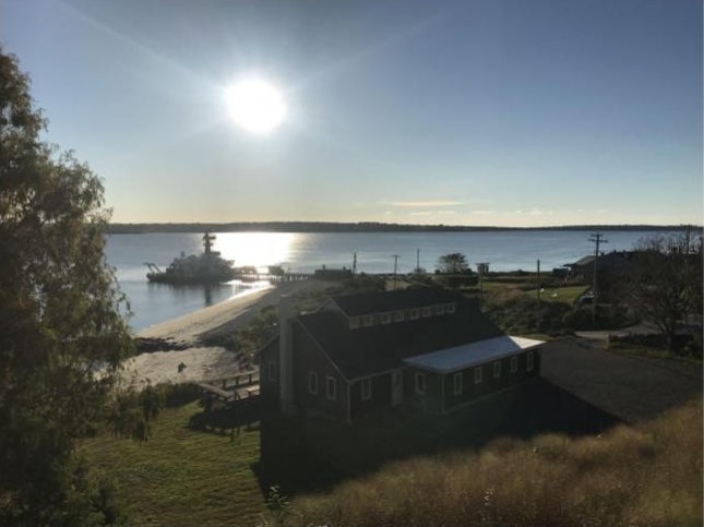 Sun over the water