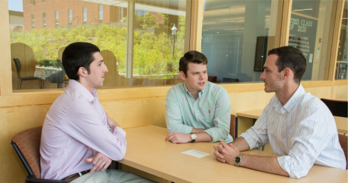 URI students develop their entrepreneurial skills through the university's entrepreneurship programs.