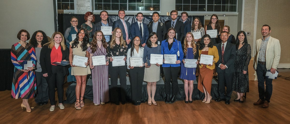 2023 URI College of Business Student Awards Photo
