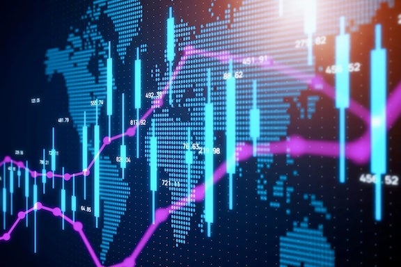 URI College of business FinTech digital data image
