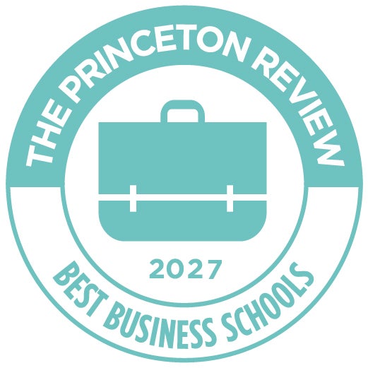 Princeton Review 2026 Best Business Schools badge