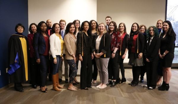 a group of Management students in the honors program