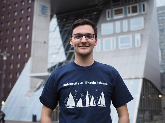 Simon smiles while in the IBP