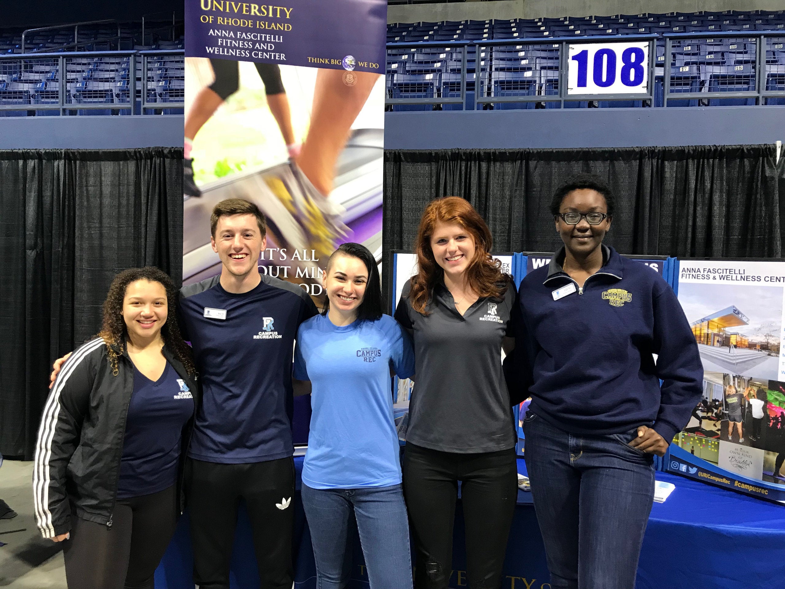 The Campus Rec team welcoming new students