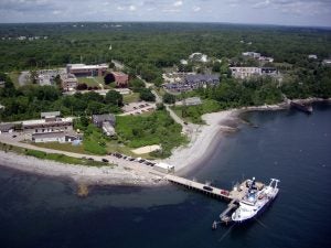 NBC Pier from an aerial point of view