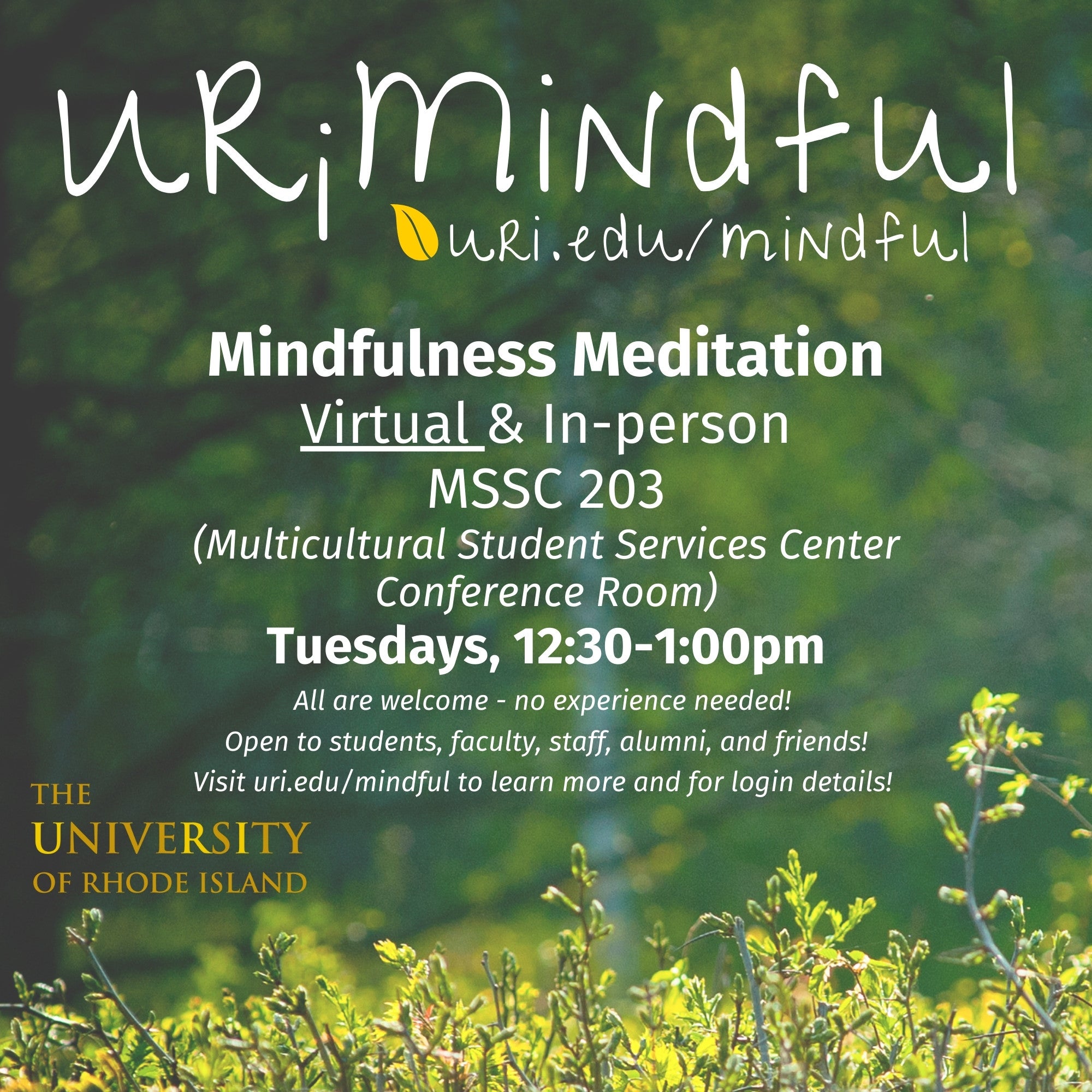 URiMindful Flyer (8.5 × 8.5 in)