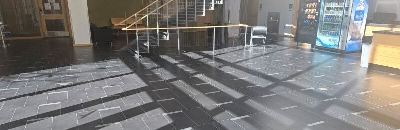 Picture of the open space in CBLS ground floor which is the Atrium