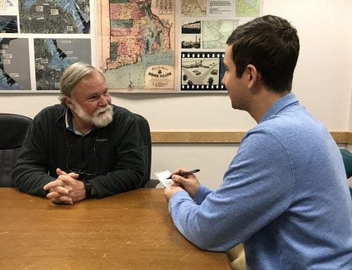 CELS communications fellow, David Loiselle, interviews professor Dr. Peter August