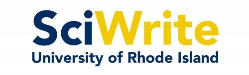 Logo: SciWrite, University of Rhode Island
