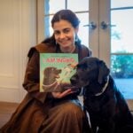 Actor, advocate and newly published author Aria Mia Loberti visited the URI Child Development Centers on Oct. 21 to teach preschoolers about a guide dog's impressive skills, and their special relationship with their human, the subject of her book, I Am Ingrid. Photos by Catherine Scott.