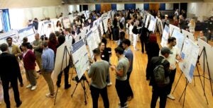 Dozens of College of Health Sciences students presented their dynamic research projects during the college's annual student research forum on April 22.