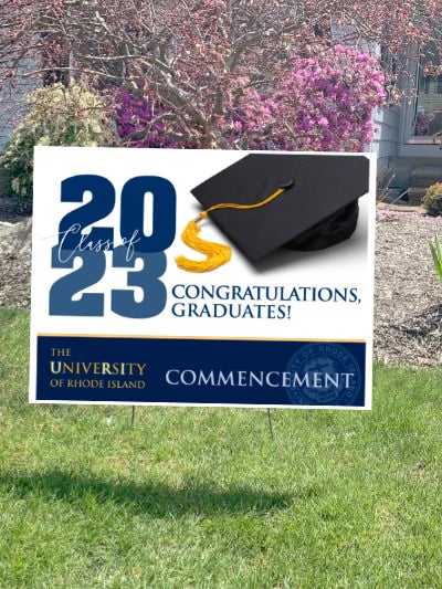 Class of 2023 lawn sign