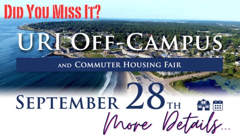 Fall 2023 Off Campus Housing Fair Flyer