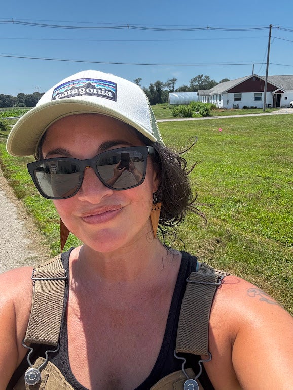 Sejal Lanterman on farm