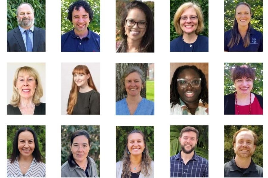 collage of URI Counseling Center staff members