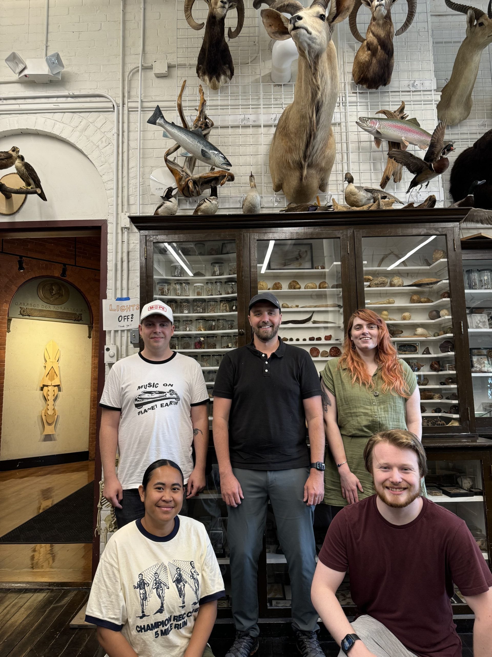 the DWELL team at RISD's Nature Lab