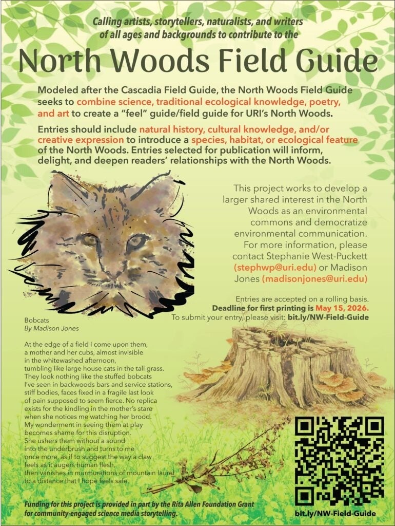 Make A Lab North Woods Write Out 2026! (Oct. 7-8) – DWELL Lab