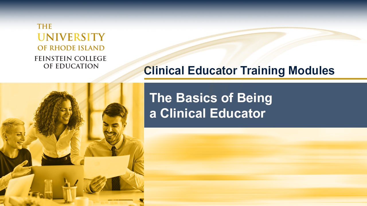 TheBasicsOfBeingAClinicalEducator