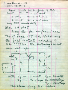 Transistor-logbook-page