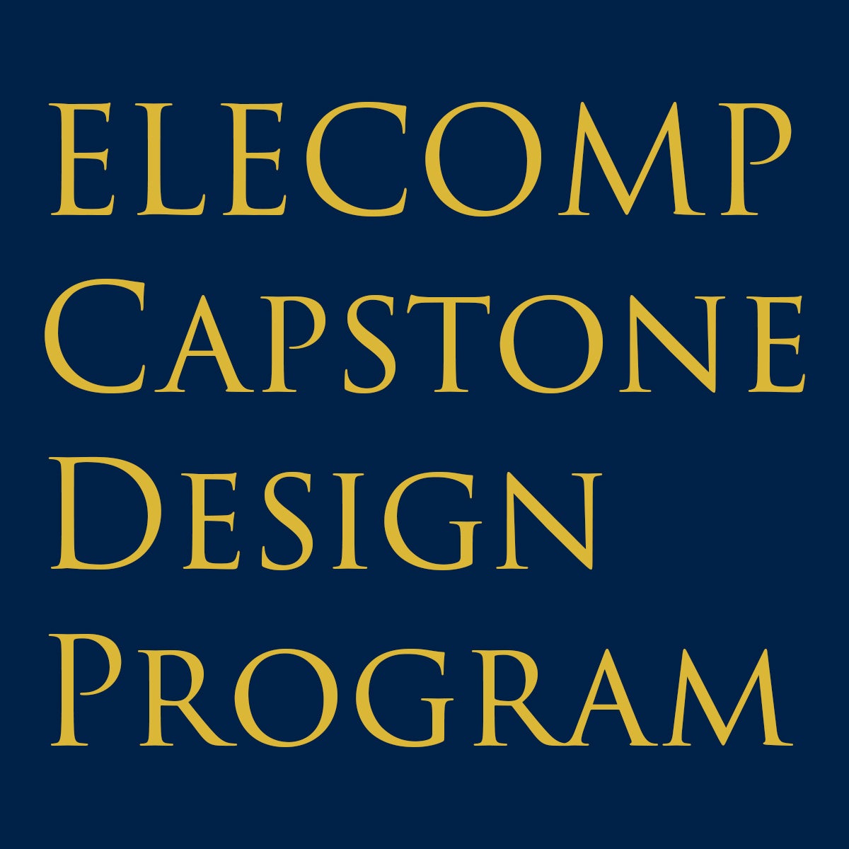 ELECOMP Capstone Design Program