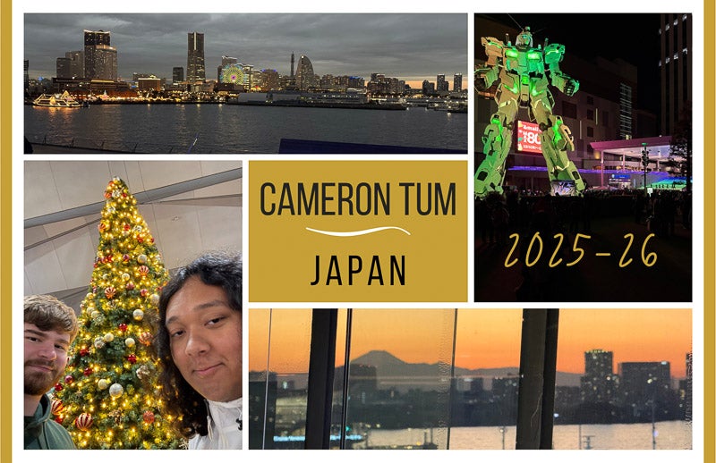 Evening scenes and light displays in Tokyo and Yokohama, Japan