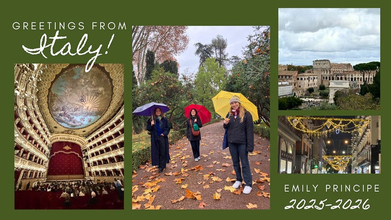 Autumn scenes from Naples and Rome