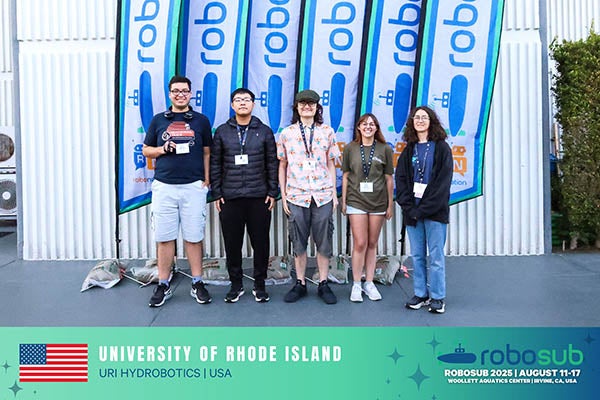 Hydrobotics team group shot at competition in irvine, CA