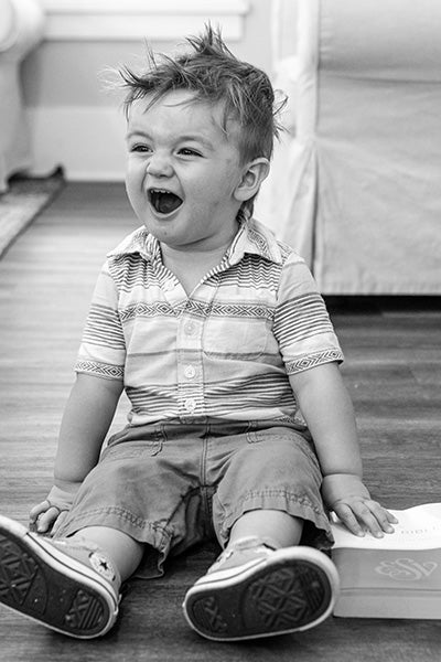 Child laughing