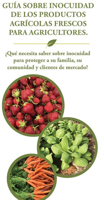 SPANISH VERSION: This farm produce safety employee training brochure can be used to help provide general produce safety training to farm employees. It is designed to clearly and simply communicate key training topics. Use of these materials should be supplemented with additional training covering other policies/procedures that are specific to each farm and each employee's work area. (Source: CISA)