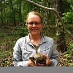 URI herpetologist and Fulbright recipient, Nancy Karraker