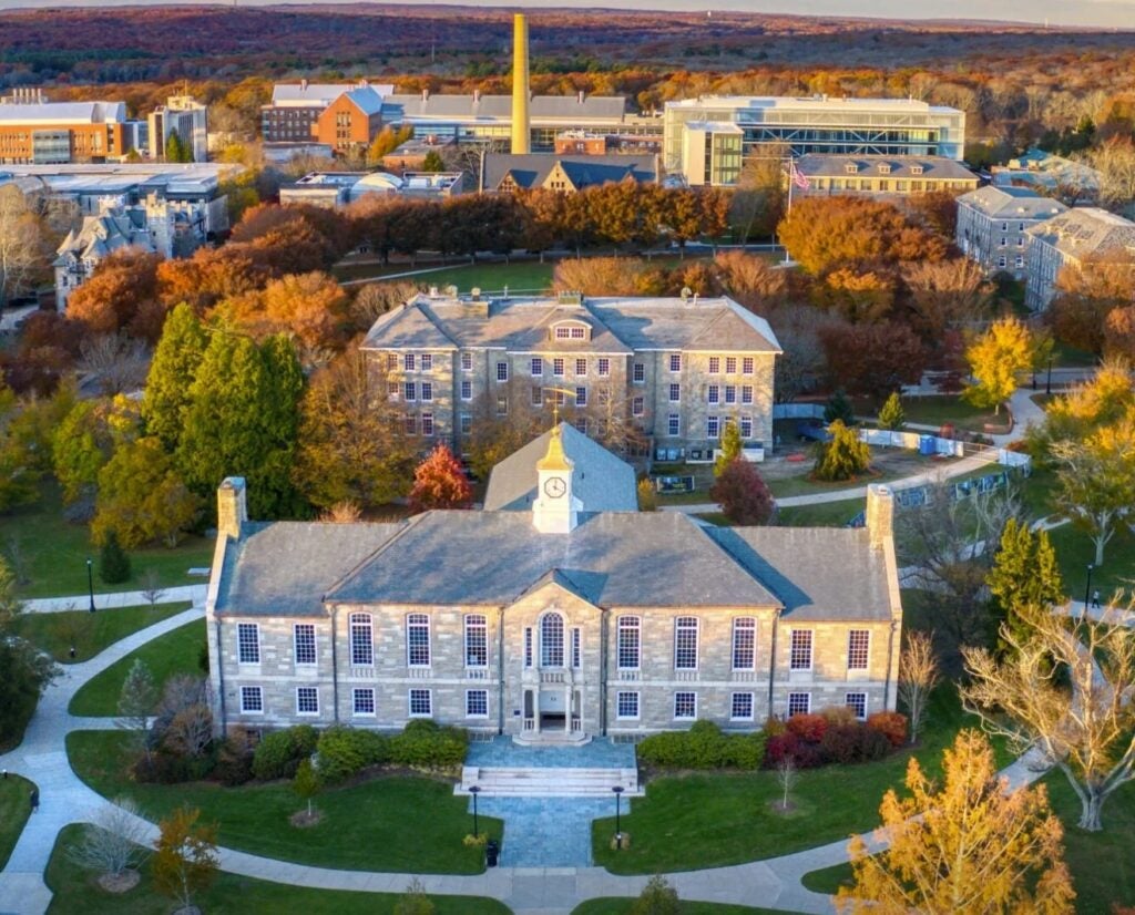 URI's campus.
