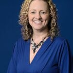 portrait photo of Dr. Samantha Meenach, Associate Dean of the Graduate School & Graduate Studies Professor, Chemical, Biomolecular, and Materials Engineering / Biomedical and Pharmaceutical Sciences