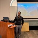 Ritesh Bachhar after successfully defending his PhD in physics at the University of Rhode Island.