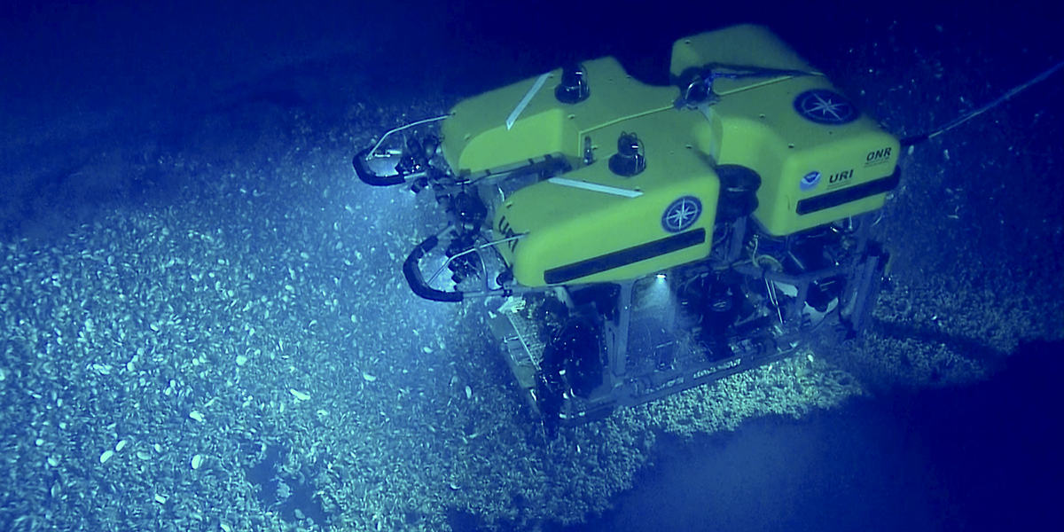 ROV Hercules at sea floor