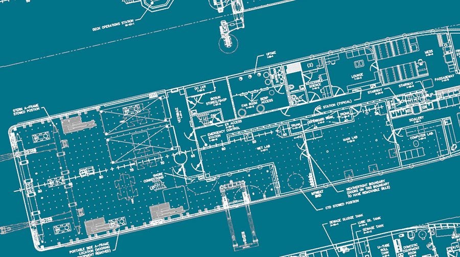 blueprint drawing close up