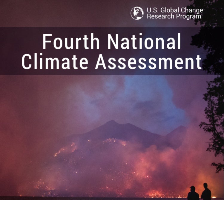 Cover of the 2018 National Climate Assessment report.