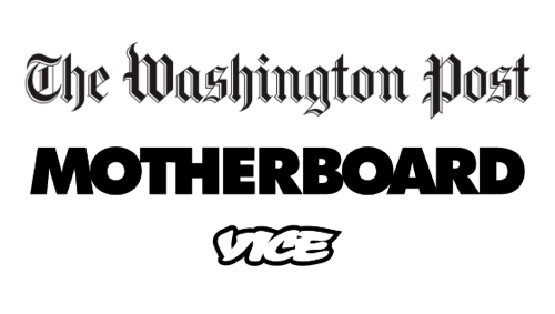 Washington Post and Vice Motherboard logos