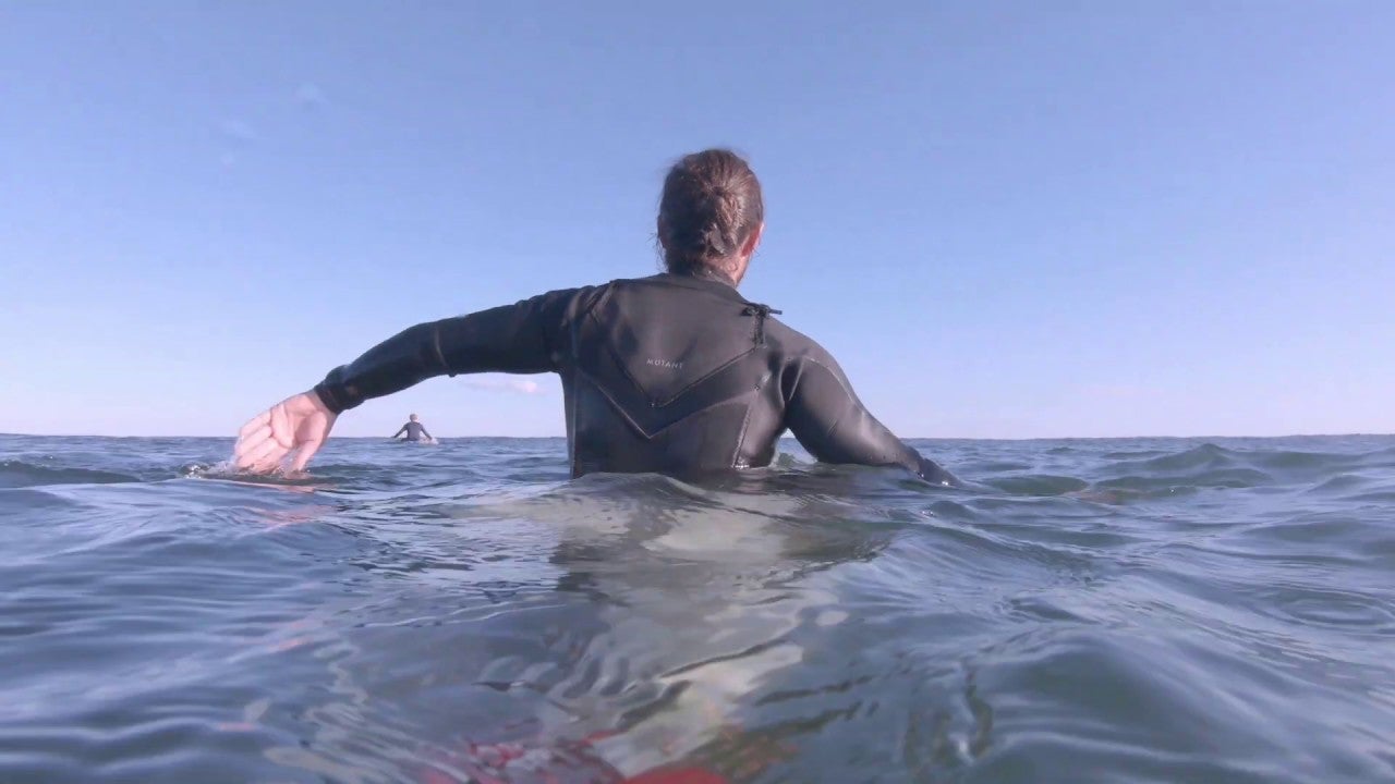 Photo of Brian Caccioppoli surfing.