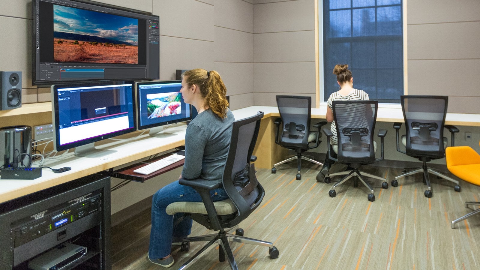 Labs and Study Spaces Harrington School of Communication and Media