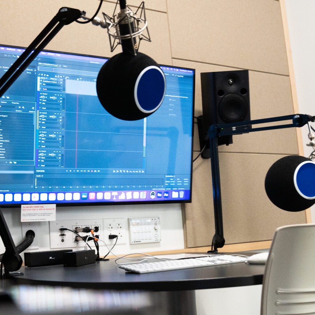 editing and audio equipment