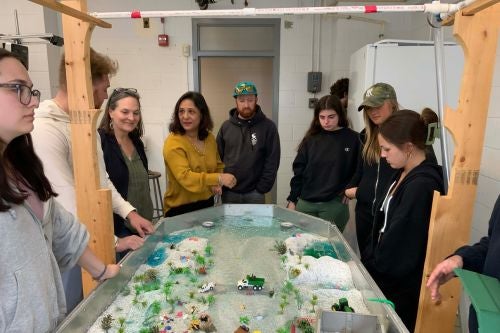 Students in HPR411 River Stories