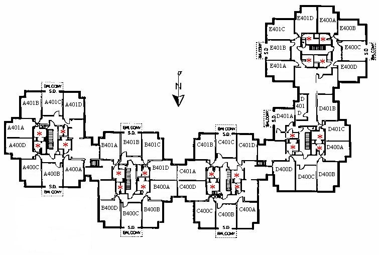 Burnside floor plan level 4