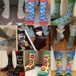collage of socks