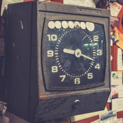 old time clock