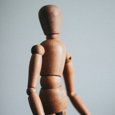 Wooden art model