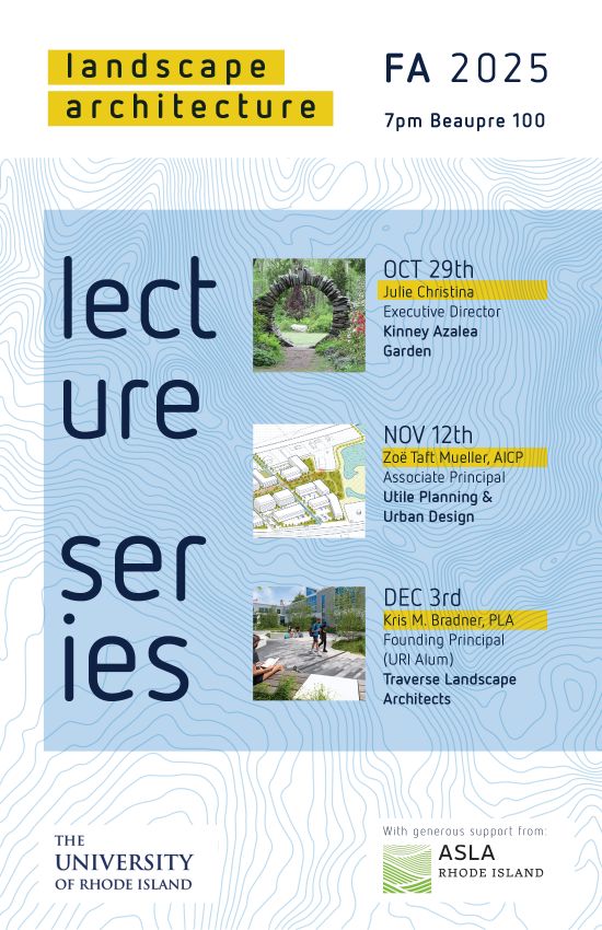 Poster for fall lecture series