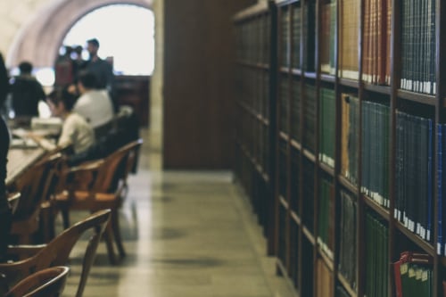 library interior