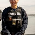Anna in her USCG uniform
