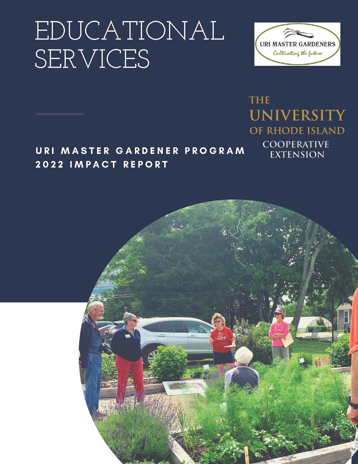URI Master Gardener Program Educational Services, 2022