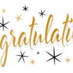 “Congratulations” text graphic.